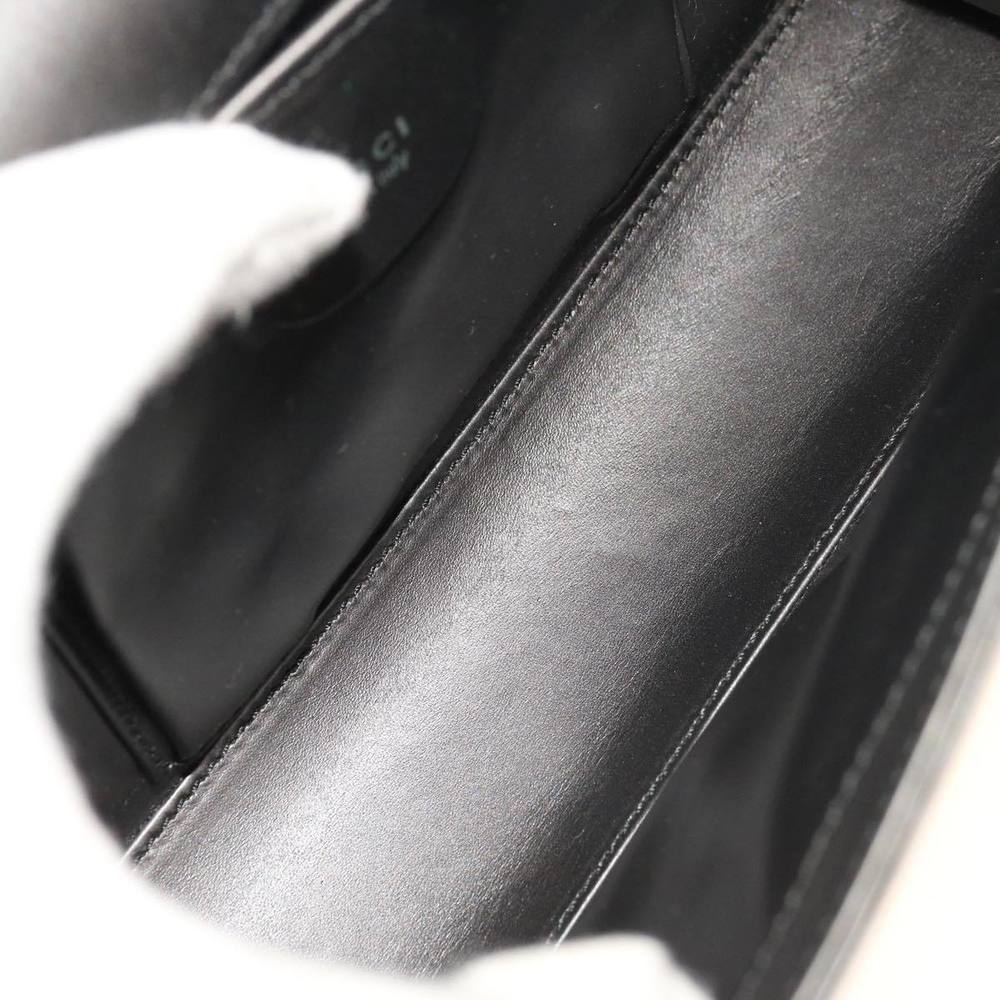 GUCCI Hand Bag Leather Black Auth yk10455 - Picture 10 of 16